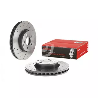 Jeu de 2 disques de frein avant BREMBO 09.A621.31