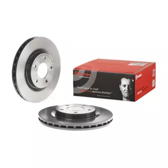 Jeu de 2 disques de frein avant BREMBO 09.A637.21