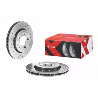 Jeu de 2 disques de frein arrière BREMBO 09.A652.1X