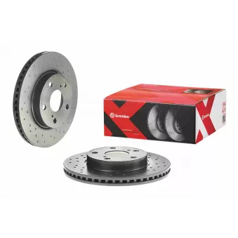 Jeu de 2 disques de frein avant BREMBO 09.A864.1X