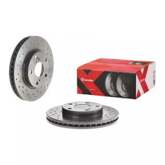 Jeu de 2 disques de frein avant BREMBO 09.A865.1X