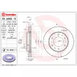 Jeu de 2 disques de frein avant BREMBO 09.A868.11 - Visuel 2