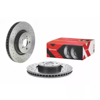 Jeu de 2 disques de frein avant BREMBO 09.A870.1X