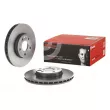 Jeu de 2 disques de frein avant BREMBO 09.A905.11 - Visuel 1