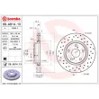 Jeu de 2 disques de frein avant BREMBO 09.A914.1X - Visuel 2