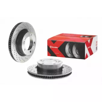 Jeu de 2 disques de frein avant BREMBO 09.A966.1X