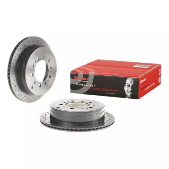 Jeu de 2 disques de frein arrière BREMBO 09.A967.1X