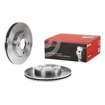 Jeu de 2 disques de frein avant BREMBO 09.A968.24