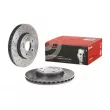 Jeu de 2 disques de frein avant BREMBO 09.B436.51 - Visuel 1
