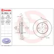 Jeu de 2 disques de frein avant BREMBO 09.B524.10 - Visuel 2