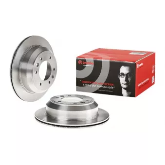 Jeu de 2 disques de frein arrière BREMBO 09.B612.10