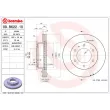 Jeu de 2 disques de frein avant BREMBO 09.B622.10 - Visuel 2