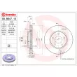 Jeu de 2 disques de frein avant BREMBO 09.B647.10 - Visuel 2