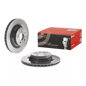 Jeu de 2 disques de frein arrière BREMBO 09.B745.41