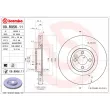 Jeu de 2 disques de frein avant BREMBO 09.B956.11 - Visuel 2