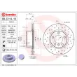 Jeu de 2 disques de frein avant BREMBO 09.C114.1X - Visuel 2