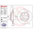 Jeu de 2 disques de frein arrière BREMBO 09.C117.11 - Visuel 2