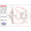 Jeu de 2 disques de frein avant BREMBO 09.C177.11 - Visuel 2