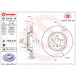 Jeu de 2 disques de frein arrière BREMBO 09.C418.13 - Visuel 2