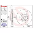 Jeu de 2 disques de frein avant BREMBO 09.C492.11 - Visuel 2