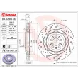 Jeu de 2 disques de frein arrière BREMBO 09.C506.33 - Visuel 2