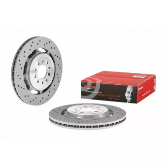 Jeu de 2 disques de frein arrière BREMBO 09.C506.33