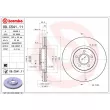 Jeu de 2 disques de frein avant BREMBO 09.C541.11 - Visuel 2