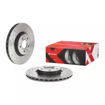 Jeu de 2 disques de frein avant BREMBO 09.C542.1X