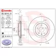 Jeu de 2 disques de frein avant BREMBO 09.N316.21 - Visuel 2