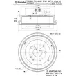 Tambour de frein BREMBO 14.A154.10 - Visuel 2