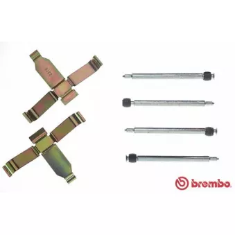 Kit d'accessoires, plaquette de frein à disque BREMBO A 02 204