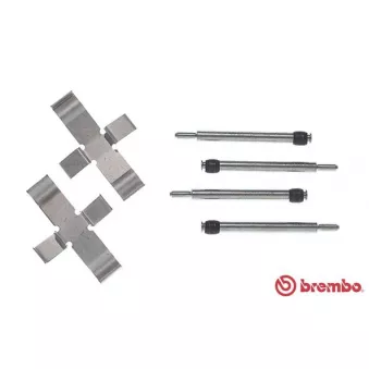 Kit d'accessoires, plaquette de frein à disque BREMBO A 02 207