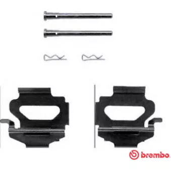 Kit d'accessoires, plaquette de frein à disque BREMBO A 02 249