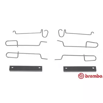 Kit d'accessoires, plaquette de frein à disque BREMBO A 02 300