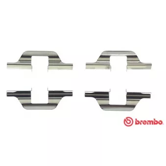 Kit d'accessoires, plaquette de frein à disque BREMBO A 02 304