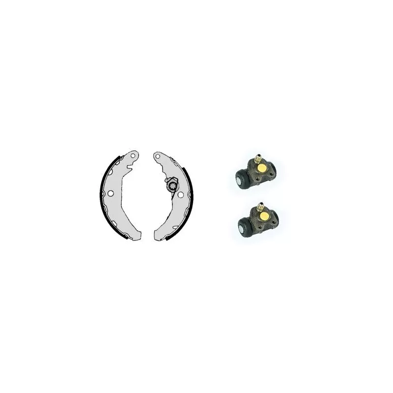 Jeu de mâchoires de frein BREMBO H 24 019