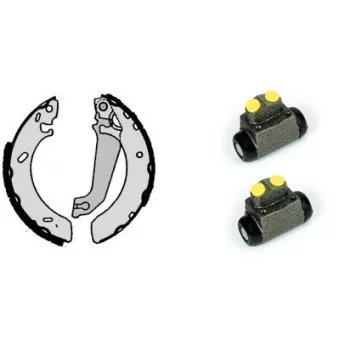 Jeu de mâchoires de frein BREMBO H 24 055