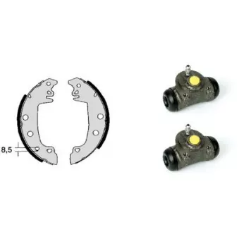 Jeu de mâchoires de frein BREMBO H 61 039