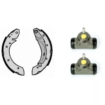 Jeu de mâchoires de frein BREMBO H 68 062