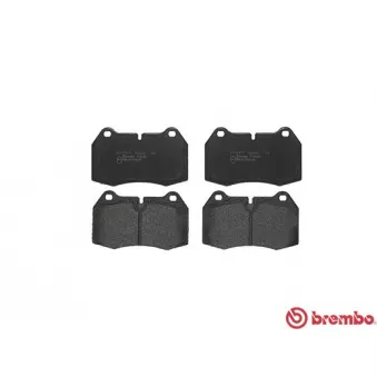 Jeu de 4 plaquettes de frein avant BREMBO P 06 018