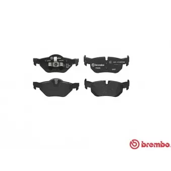 Jeu de 4 plaquettes de frein arrière BREMBO P 06 038