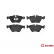 Jeu de 4 plaquettes de frein avant BREMBO P 06 060 - Visuel 1