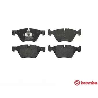 Jeu de 4 plaquettes de frein avant BREMBO P 06 060