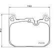 Jeu de 4 plaquettes de frein avant BREMBO P 06 110 - Visuel 2