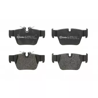 Jeu de 4 plaquettes de frein arrière BREMBO P 06 117