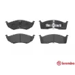 Jeu de 4 plaquettes de frein avant BREMBO P 11 008 - Visuel 1