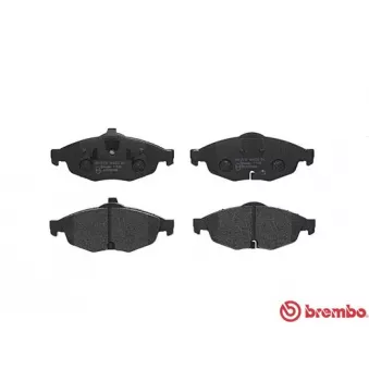 Jeu de 4 plaquettes de frein avant BREMBO P 11 016