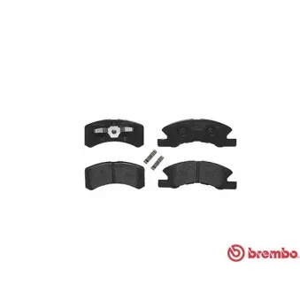 Jeu de 4 plaquettes de frein avant BREMBO P 16 011