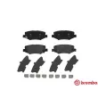 Jeu de 4 plaquettes de frein arrière BREMBO P 18 024 - Visuel 1