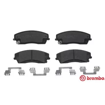 Jeu de 4 plaquettes de frein avant BREMBO P 18 034